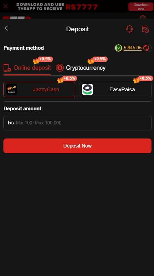 777SX Game Deposit